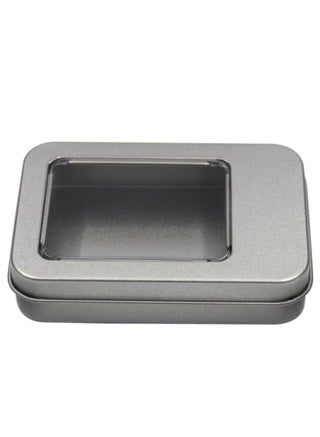 12Pcs Rectangular Pendrive Metal Tin Box Size  88 x 60 x 20 mm