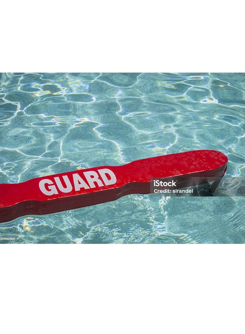 Lifeguard Rescue Tube with Guard Logo | Life Guard Equipment for Pool Safety