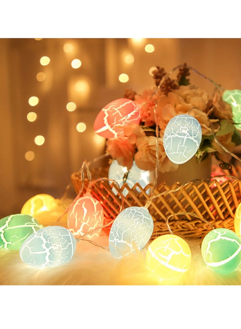 Egg LED Lights Battery Operated Fairy String for Spring Decor Outdoor Indoor Home Bedroom Party