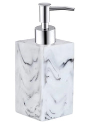 Soap Dispenser 500ML For Bathroom Kitchen Countertop Dispenser Lotion Liquid Dispenser Soap Bottle Ceramic Marble Soap Dispenser White