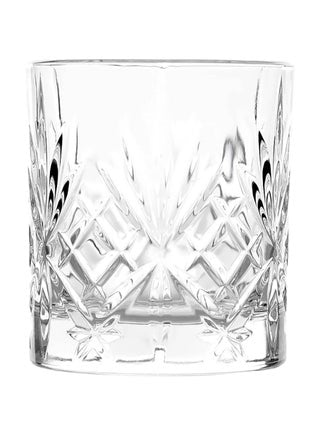 Italian Premium Old Fashioned 225 ML Crystal  Glass Set 6  225 ML