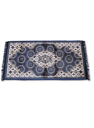 Prayer Mat 614GSM  Anti-Slip Velvet Top Islamic Prayer Mat New Design Thick Padded Sajadah Prayer Rug for Men Women Eid Gift Ramadan ( 140cm X 72cm)