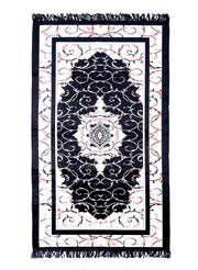 Prayer Mat 614GSM Anti-Slip Velvet Top Islamic Prayer Mat New Design Thick Padded Sajadah Prayer Rug for Men Women Eid Gift Ramadan ( 140cm X 70cm)