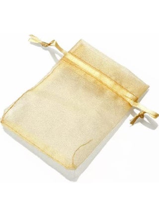 Premium Sheer Organza Bags,Wedding Favor Bags with Drawstring, Jewelry Gift Bags for Party, Jewelry, Festival, Makeup Favor Bags, net gift bags, drawstring goody bags Size: H30xL19CM GOLD