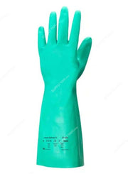 Ansell Nitrile Coated Gloves, 37-185, AlphaTec Solvex, 380MM Length, Size10, Green