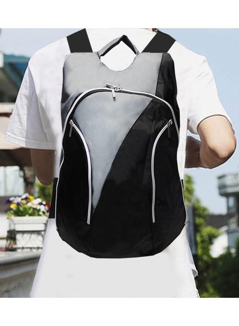 Travel Laptop Backpack, Business Anti Theft Durable Laptop Bag, Water Resistant Large Computer Backpack for Men Women Adult College School BLACK AND GREY