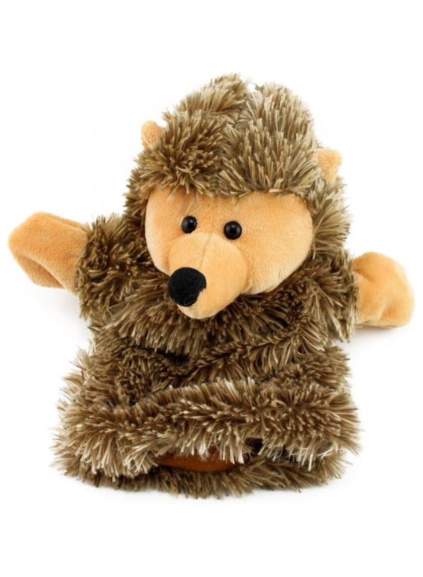Soft Plush Hand Puppet Toy – Duck, Puppy & Hedgehog Storytelling Pretend Play for Kids & Toddlers