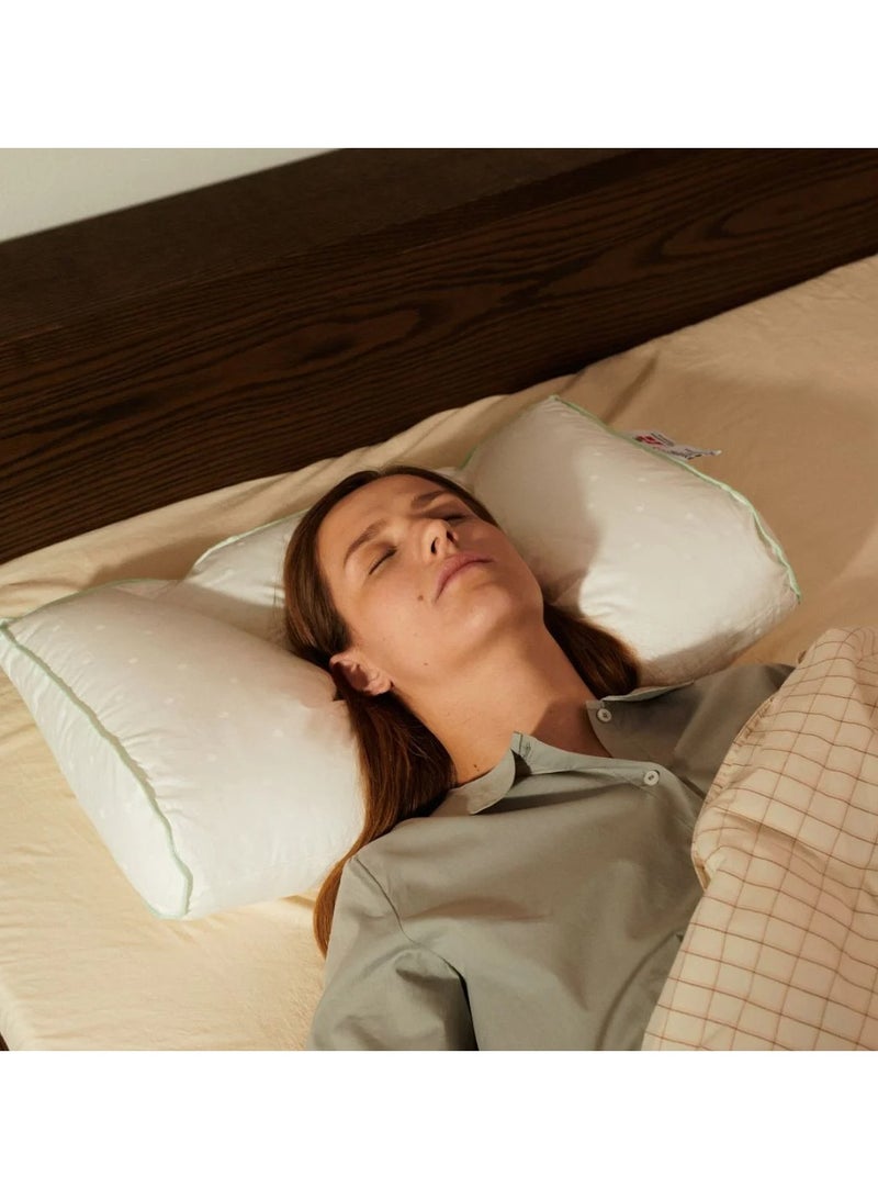 Fossflakes Chiropratic Pillow Large Size: 34 x 58 x 13.5 cm - WS TC233