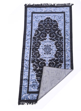 Prayer Mat 614GSM Anti-Slip Velvet Top Islamic Prayer Mat New Design Thick Padded Sajadah Prayer Rug for Men Women Eid Gift Ramadan ( 140cm X 70cm)