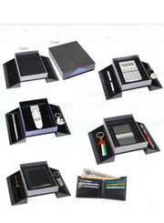 Premium Luxury Gift Box, Black Large Gift Box Folding Gift Boxes for Presents With Lid,Very Suitable for Festival, Birthday, Anniversary, etc (17cm x 23cm x 3.5cm)