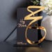 Luxury Black & Gold Hajj Mubarak Plaque: Arabic Calligraphy