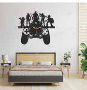 PUBG Gaming 3D Silent Wooden Wall Clock - Home & Office Decor
