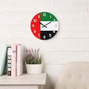 Dubai Round Wall Clock | Minimal White Wall Clock | Modern Home & Office Decor