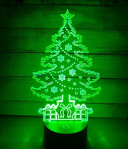 Acrylic Christmas Tree Night Light Lamp